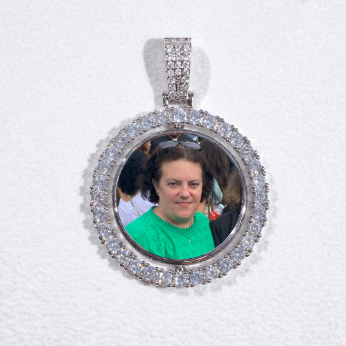 3D Spinning 2-Faced Custom Picture Pendant