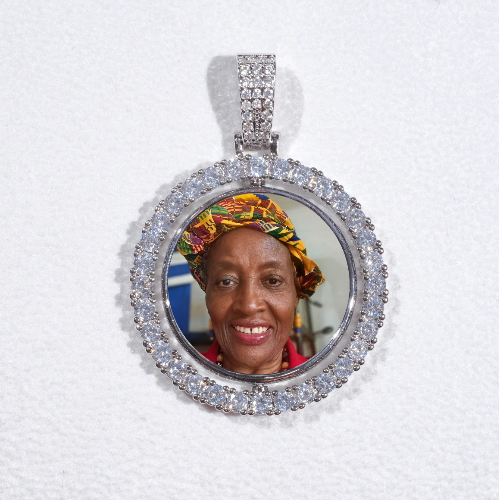 3D Spinning 2-Faced Custom Picture Pendant
