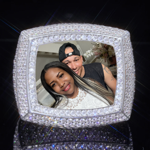 3D CUSTOM PICTURE ICED RING