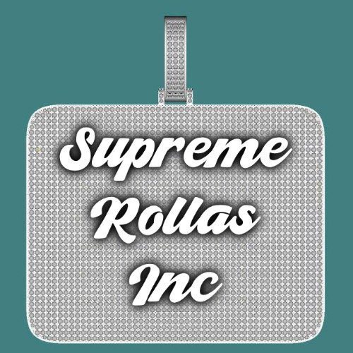 CUSTOM LETTER NECKLACE 3D BIG SQUARE