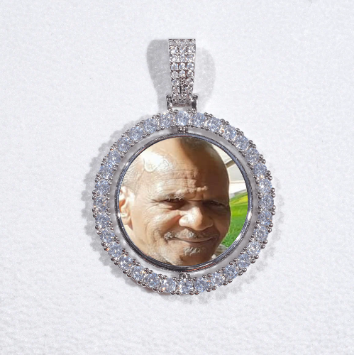 3D Spinning 2-Faced Custom Picture Pendant