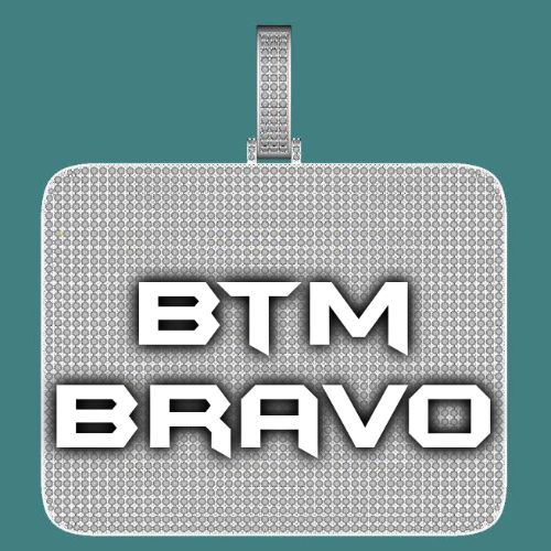 CUSTOM LETTER NECKLACE 3D BIG SQUARE