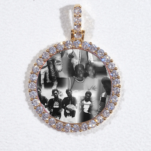 3D CIRCLE CUSTOM PICTURE PENDANT SMALL SIZE