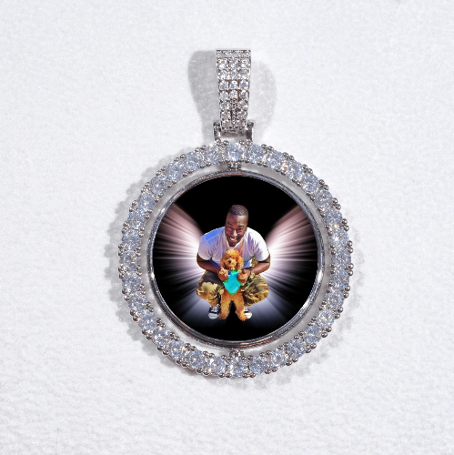 3D Spinning 2-Faced Custom Picture Pendant