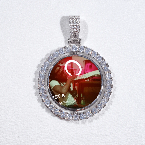 3D Spinning 2-Faced Custom Picture Pendant