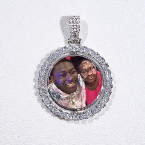 3D Spinning 2-Faced Custom Picture Pendant