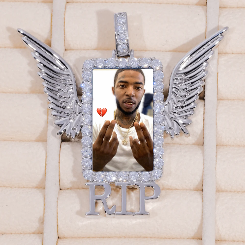 RIP WING 3D CUSTOM PICTURE PENDANT