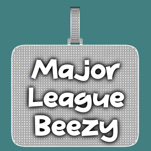 CUSTOM LETTER NECKLACE 3D BIG SQUARE