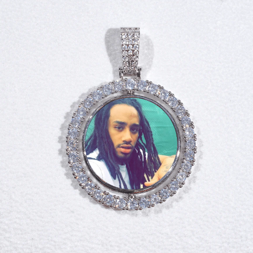 3D Spinning 2-Faced Custom Picture Pendant