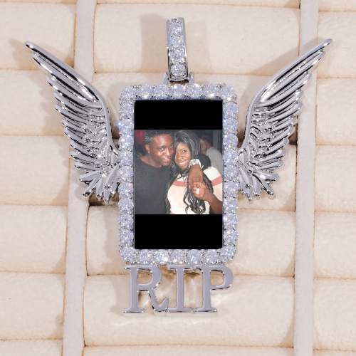 RIP WING 3D CUSTOM PICTURE PENDANT