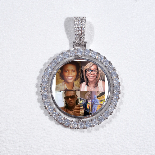3D Spinning 2-Faced Custom Picture Pendant