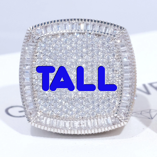 CUSTOM LETTER 3D ICED RING