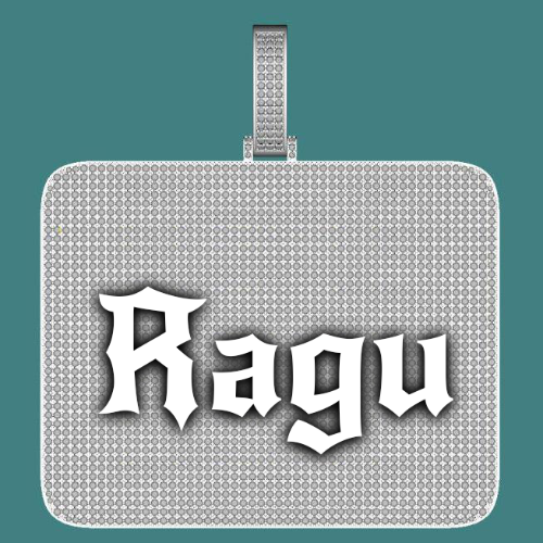 CUSTOM LETTER NECKLACE 3D BIG SQUARE