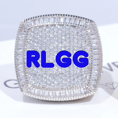 CUSTOM LETTER 3D ICED RING