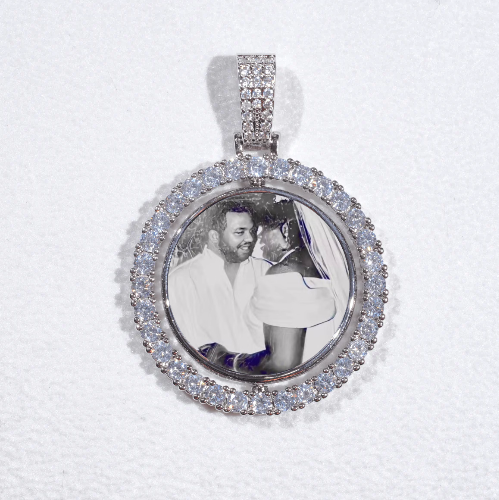 3D Spinning 2-Faced Custom Picture Pendant