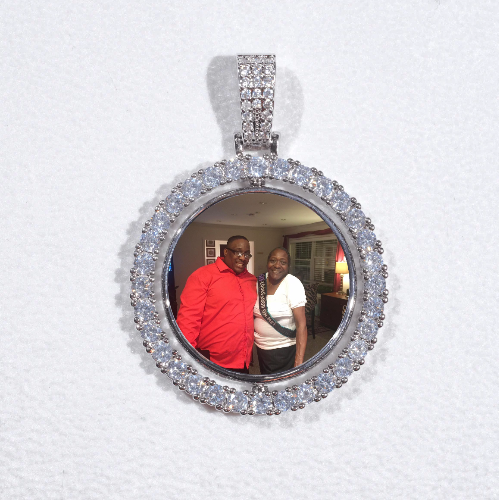 3D Spinning 2-Faced Custom Picture Pendant