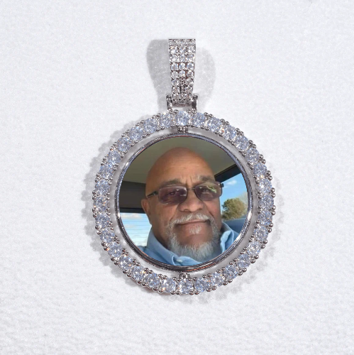 3D Spinning 2-Faced Custom Picture Pendant