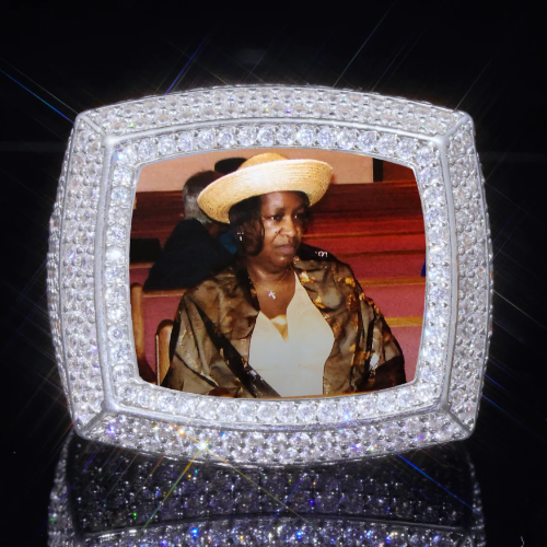 3D CUSTOM PICTURE ICED RING
