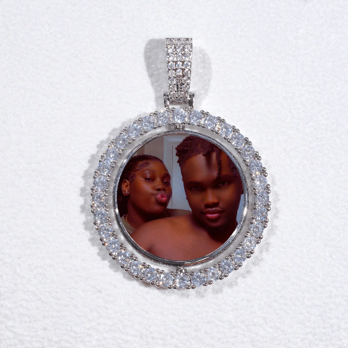 3D Spinning 2-Faced Custom Picture Pendant
