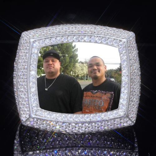 3D CUSTOM PICTURE ICED RING