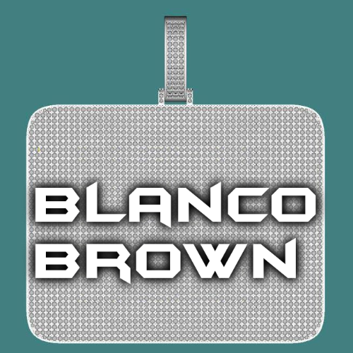 CUSTOM LETTER NECKLACE 3D BIG SQUARE