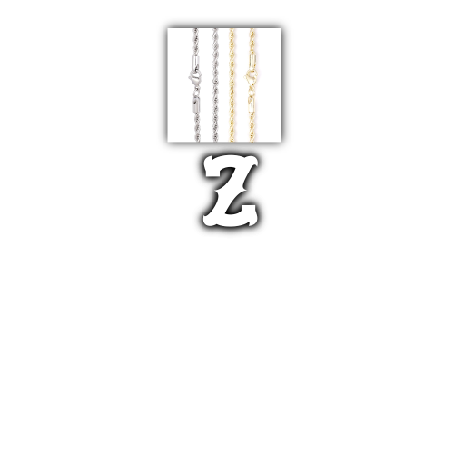Custom Letters Freibeuter Font Necklace