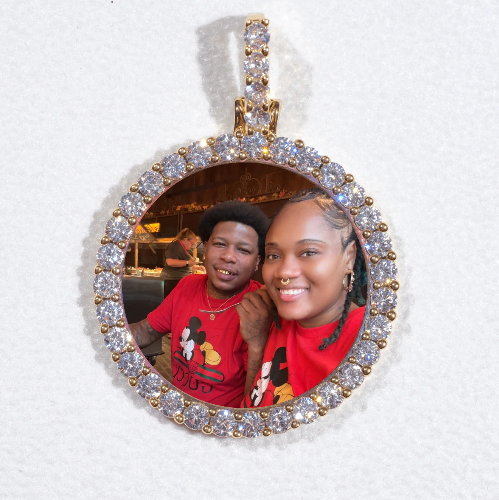3D CIRCLE CUSTOM PICTURE PENDANT SMALL SIZE