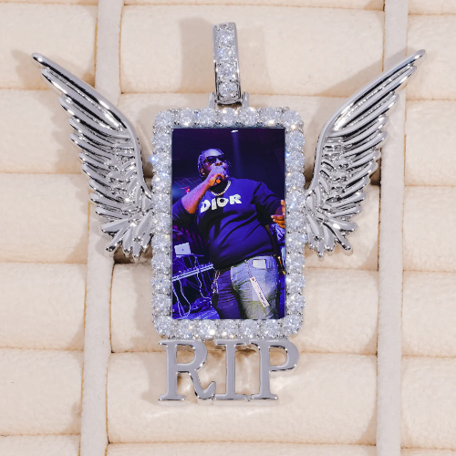 RIP WING 3D CUSTOM PICTURE PENDANT