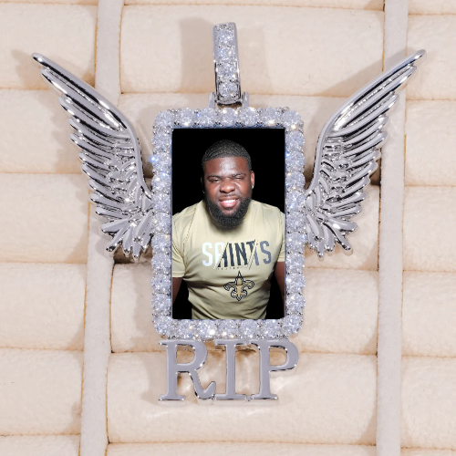 RIP WING 3D CUSTOM PICTURE PENDANT