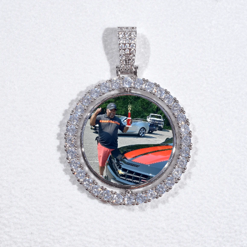 3D Spinning 2-Faced Custom Picture Pendant