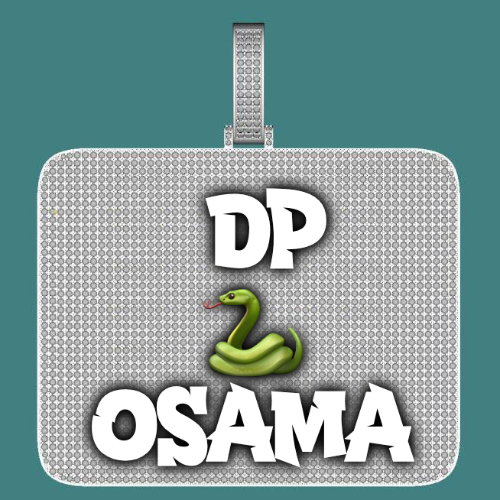 CUSTOM LETTER NECKLACE 3D BIG SQUARE