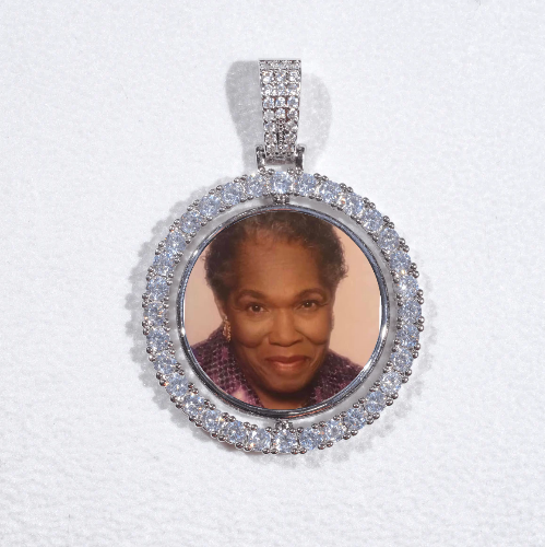 3D Spinning 2-Faced Custom Picture Pendant
