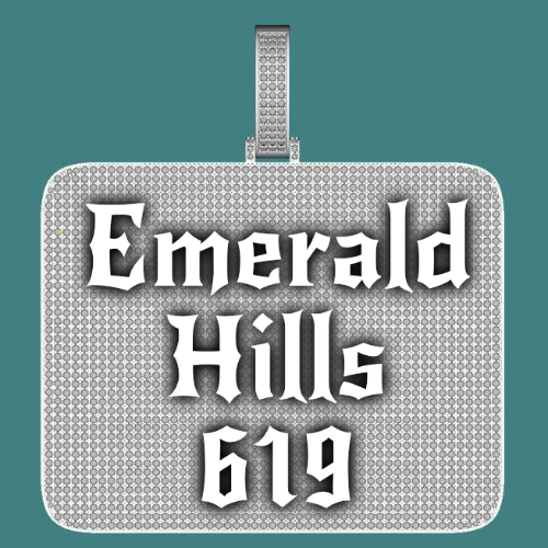 CUSTOM LETTER NECKLACE 3D BIG SQUARE