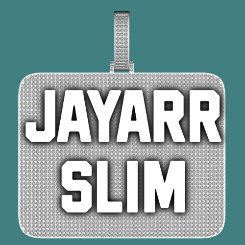 CUSTOM LETTER NECKLACE 3D BIG SQUARE