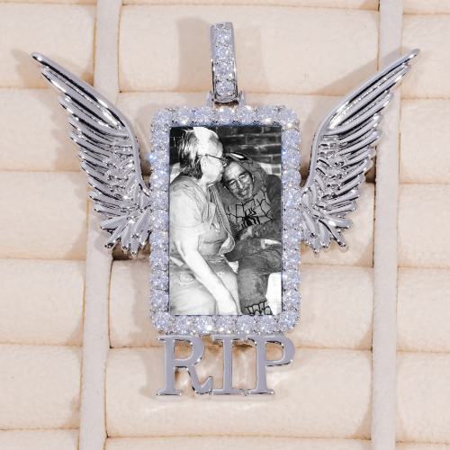 RIP WING 3D CUSTOM PICTURE PENDANT
