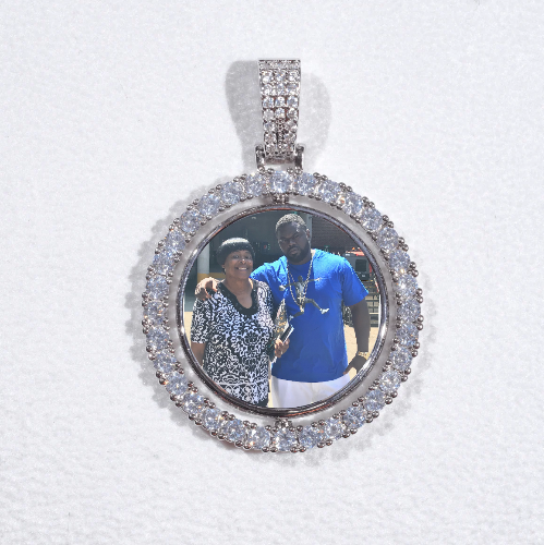 3D Spinning 2-Faced Custom Picture Pendant