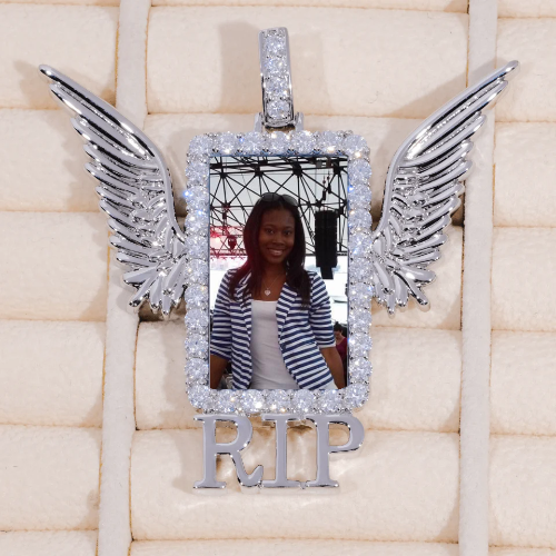 RIP WING 3D CUSTOM PICTURE PENDANT