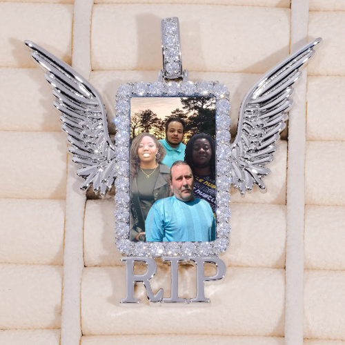 RIP WING 3D CUSTOM PICTURE PENDANT