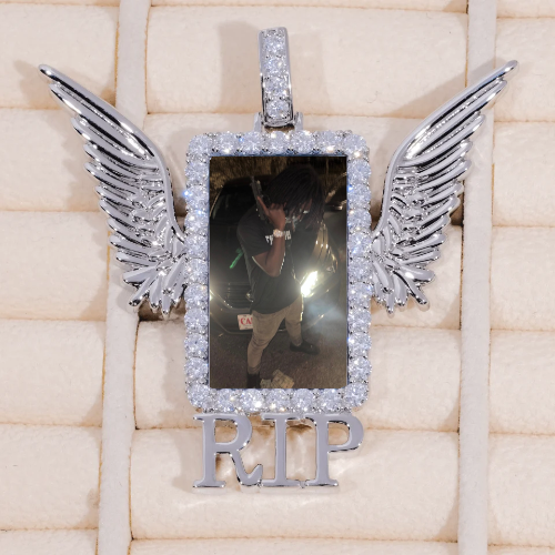 RIP WING 3D CUSTOM PICTURE PENDANT