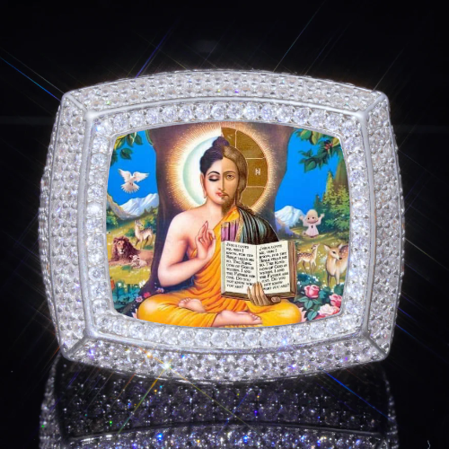 3D CUSTOM PICTURE ICED RING