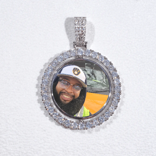 3D Spinning 2-Faced Custom Picture Pendant