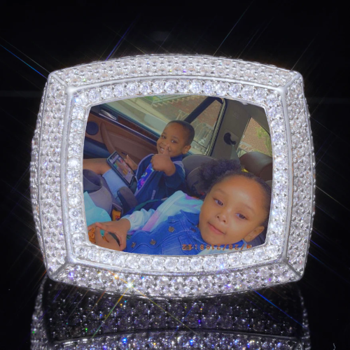 3D CUSTOM PICTURE ICED RING