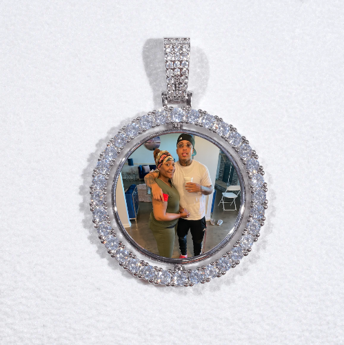 3D Spinning 2-Faced Custom Picture Pendant