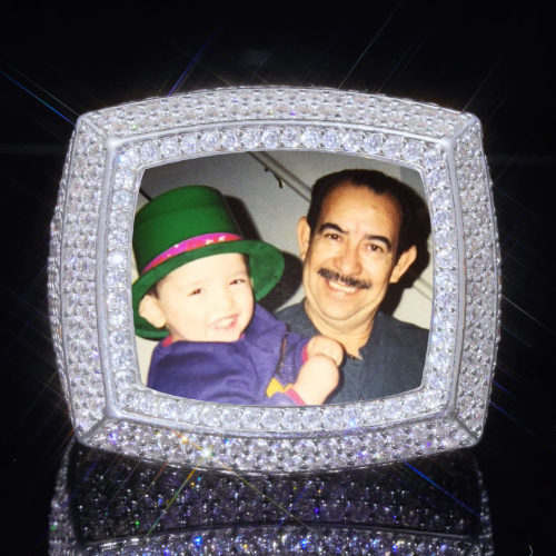 3D CUSTOM PICTURE ICED RING
