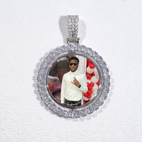 3D Spinning 2-Faced Custom Picture Pendant