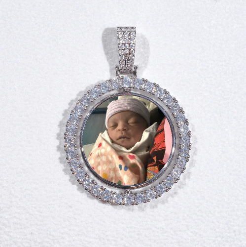 3D Spinning 2-Faced Custom Picture Pendant