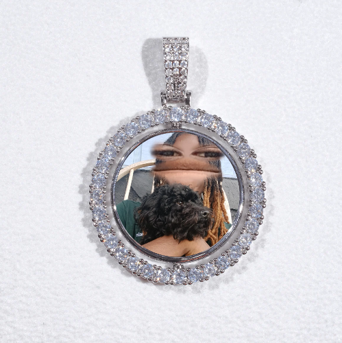3D Spinning 2-Faced Custom Picture Pendant