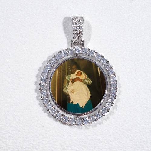 3D Spinning 2-Faced Custom Picture Pendant