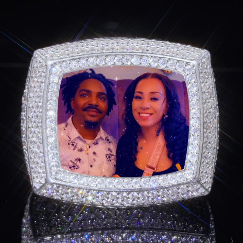3D CUSTOM PICTURE ICED RING