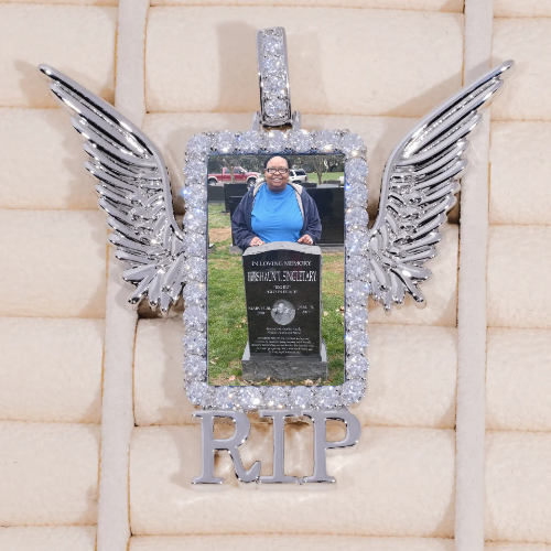 RIP WING 3D CUSTOM PICTURE PENDANT